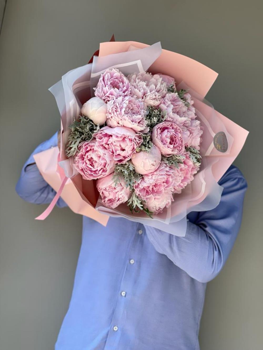 Pink Şakayık Buketi